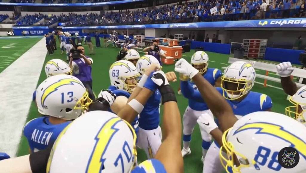 Team Getting Ready (Image from Madden 23)