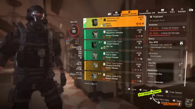 Different Builds are possible in The Division 2