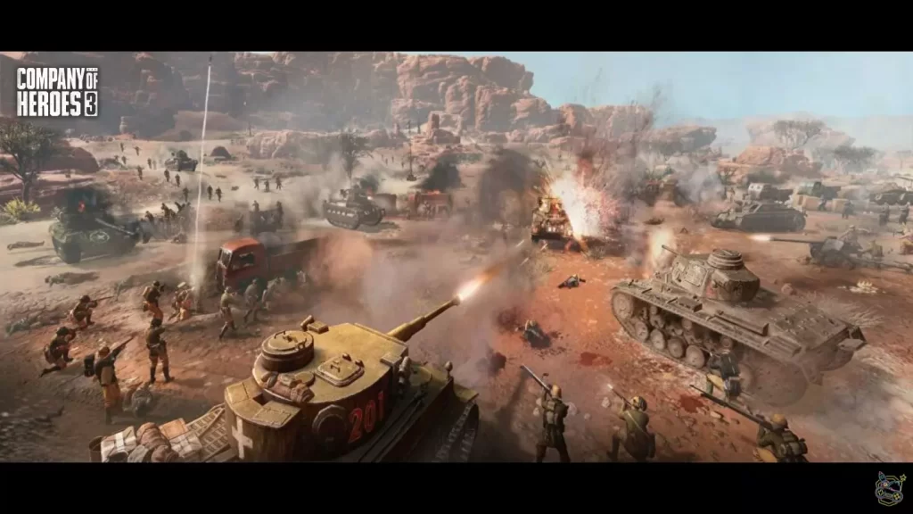 Company of Heroes 3 North Africa Campbells Convoy
